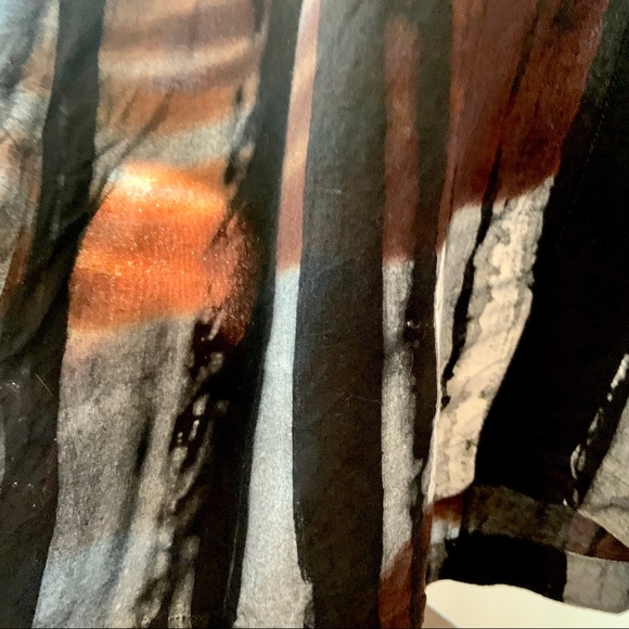 Hand dyed Leslie Grant long sleeve tunic, OS, $20 - Picture 6 of 8